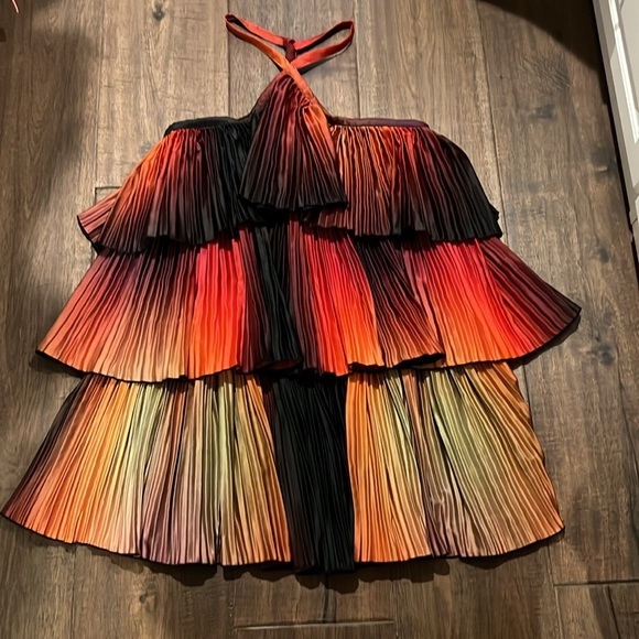 L’Idee Les Elements Danse Halter MiniDress size 4 NWT - Picture 9 of 11